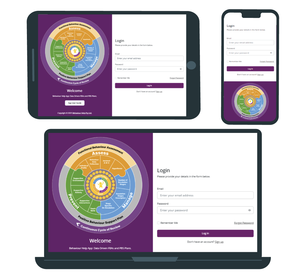 Behaviour Help App Illustration